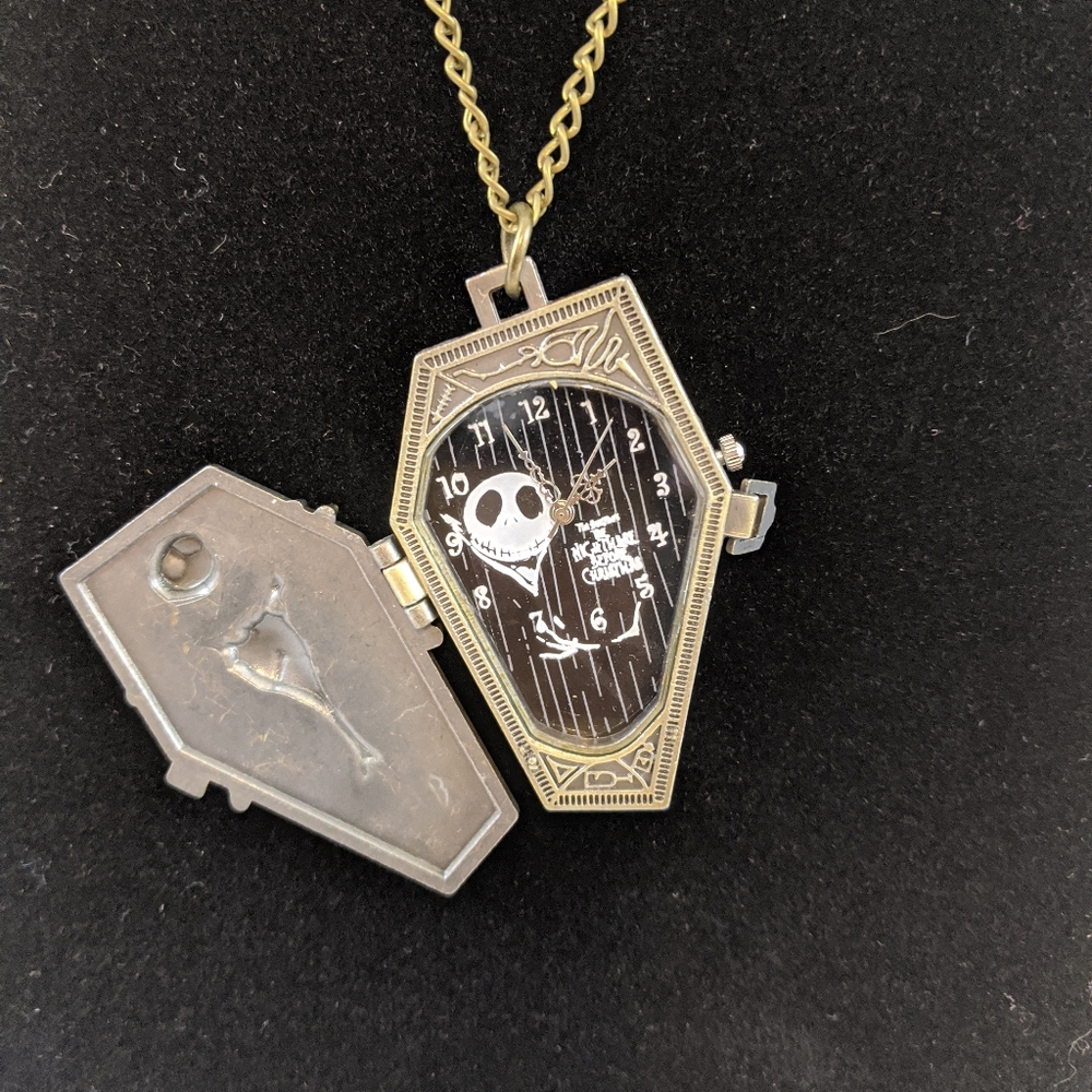 🖤Jack Skellington Watch Pendant Necklace